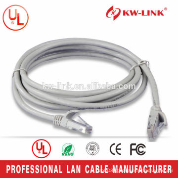 UL Listado Cabo UTP Cat6 Patch Patch, 7 * 0.2MM Bare Copper RJ45 Cat6 Patch Cord